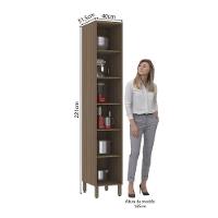 Paneleiro 40cm 2 Portas Profundo Aspen Luciane Móveis Vanilla/beige - 2