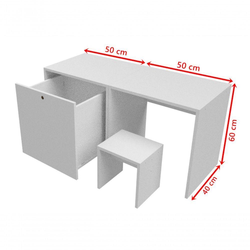 Organizador Baú Com Mesa E Banquinho 100% Mdf - 3