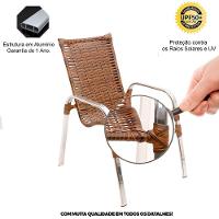 Jogo Cadeiras E Mesa Emily E 2 Espreguiçadeiras Regulável Argila - 9