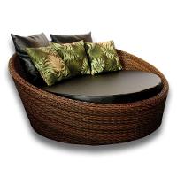 2 Espreguiçadeiras Bona E Mesa Grécia Com Chaise Em Alumínio Capuccino - 1