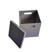 Puff/baú Infantil 100% Mdf (20x20x23) Marrom Café - 2