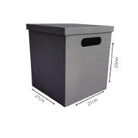 Puff/baú Infantil 100% Mdf (20x20x23) Marrom Café - 4