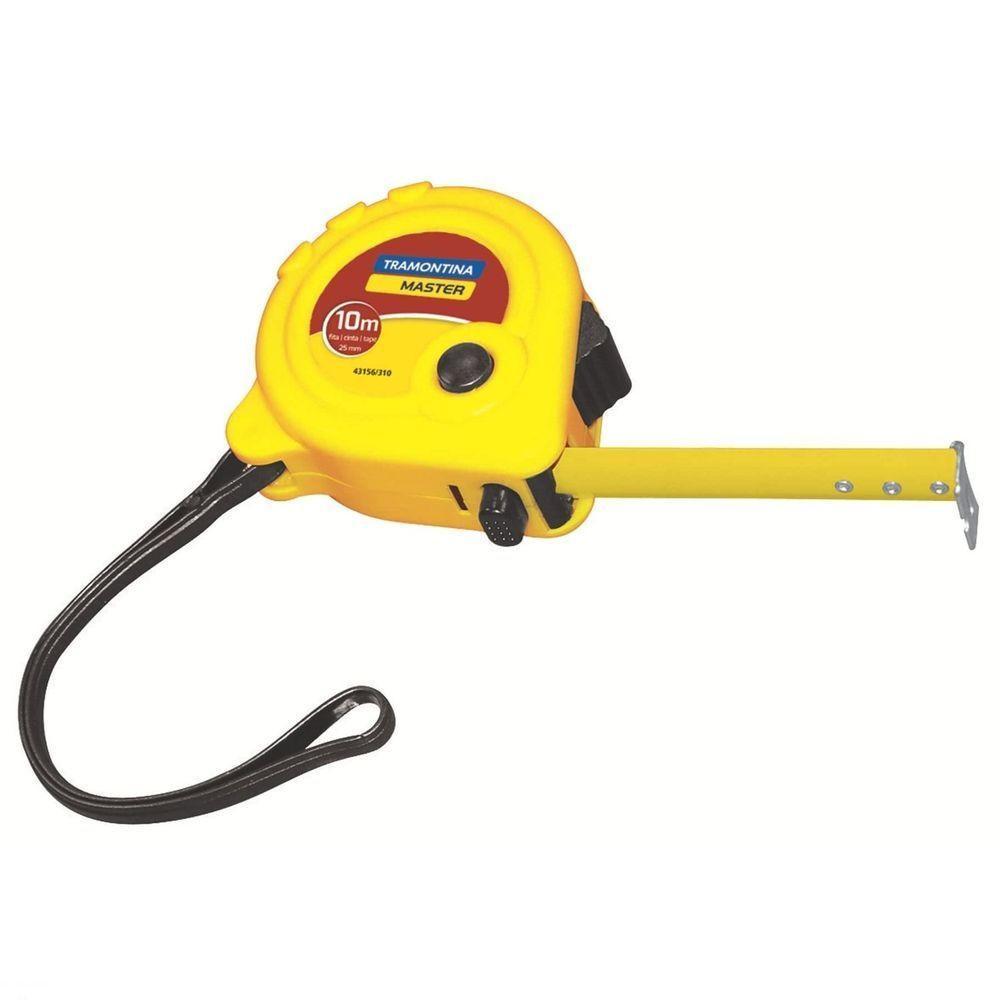 Trena Tramontina Com Fita De Aço E Corpo Em Abs Com Freio Duplo 10 M Tramontina - 1