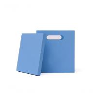 Puff/baú Infantil 100% Mdf (20x20x23) Azul Claro - 3