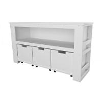 Organizador Com Baús Porta Livros E Porta Carrinhos 100% Mdf - 5