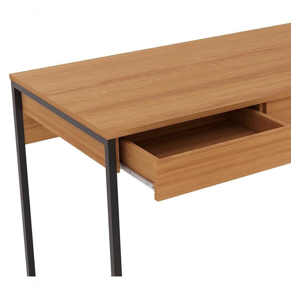 Conj Escritorio 4 Pçs Office Amendoa Preto Amendoa Preto - 4