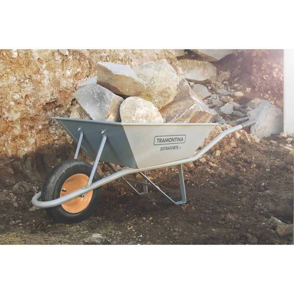 Caçamba Reforçada Tramontina Em Aço Cinza 65 L Tramontina - 3