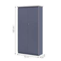 Jogo De Escritório Com Mesa 120 Moema Azul