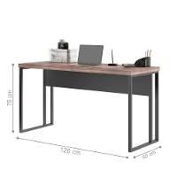 Armário Portas Com Mesa 1.2 Julieta Noce Preto - 2