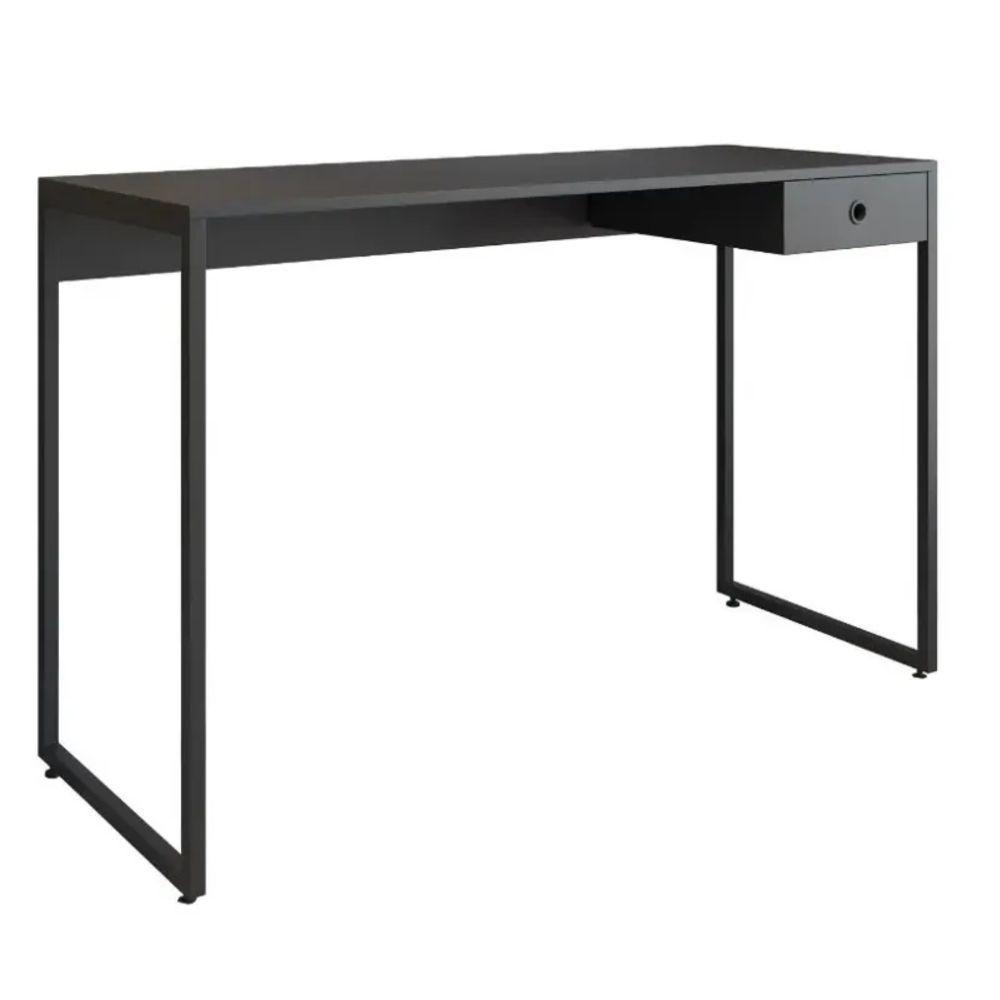 Jogo De Escritorio Estante E Escrivaninha Ade Preto - 8