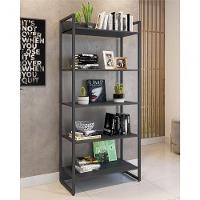 Jogo De Escritorio Estante E Escrivaninha Ade Preto - 2