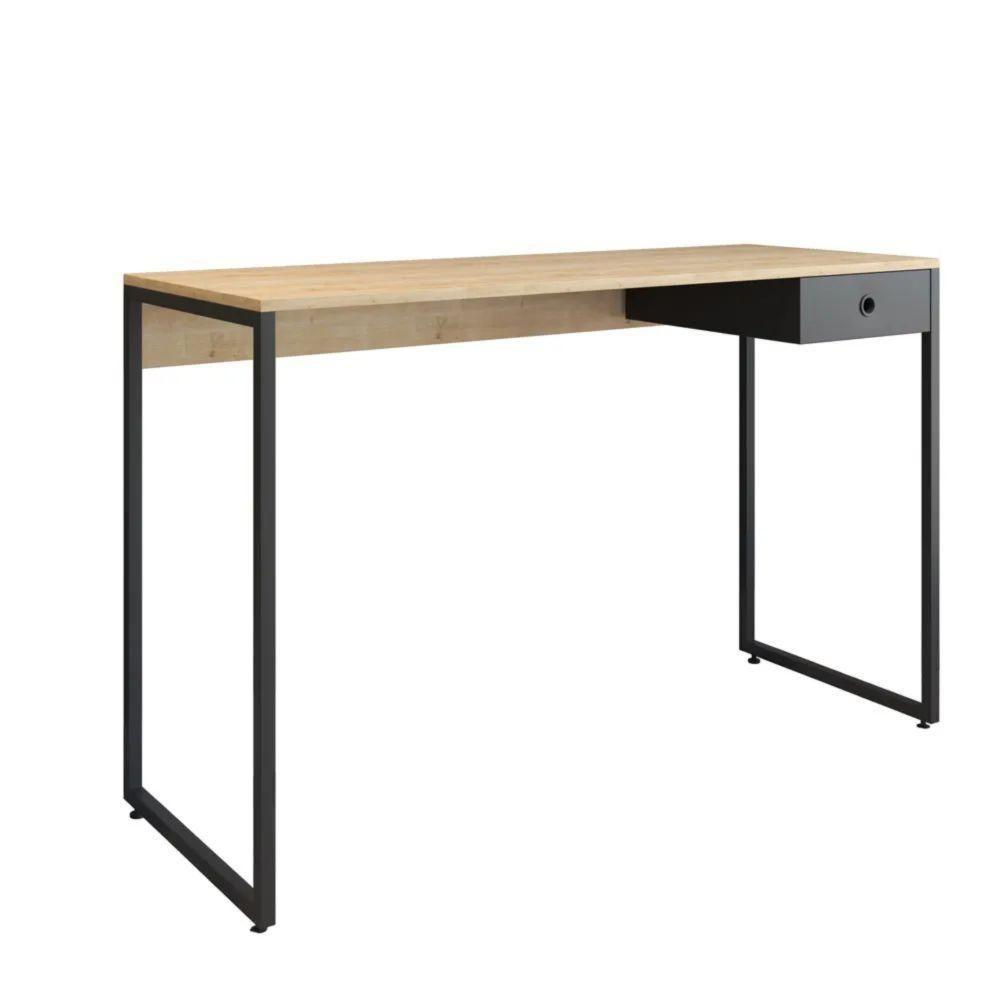 Jogo De Escritorio Estante E Escrivaninha Ade Natura Preto - 9