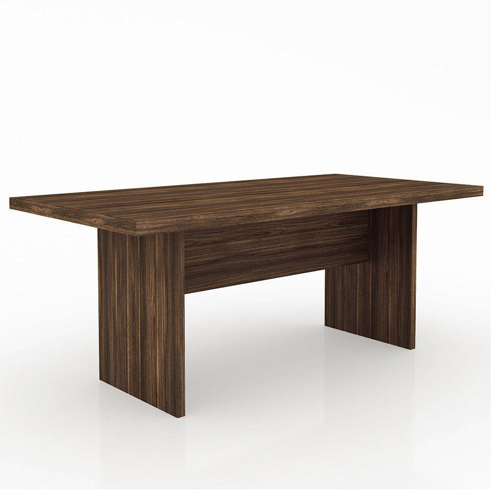 Conjunto Completo para Escritório 5 Peças Nogal Tecno Mobili - 6