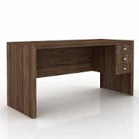 Conjunto para Home Office com 8 Peças Nogal Tecno Mobili - 8