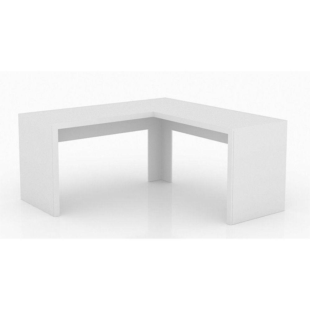 Conjunto para Home Office 06 Peças Branco Tecno Mobili - 7