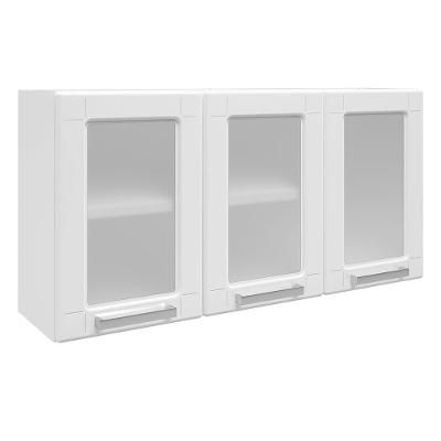 Armário Aéreo Triplo 6010 Bertolini Branco Branco