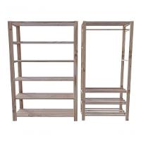 Arara Nova Reforçada E Estante Exclusiva Decorativa Conjunto Design Clássico - 1