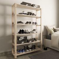 Arara Nova Reforçada E Estante Exclusiva Decorativa Conjunto Design Clássico - 2