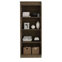 Escritório Completo Com Mesa Armário Alto E Balcão Moon Mdp Nogal - 5