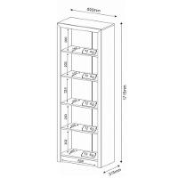 Conjunto para Home Office Ideal 3 Peças Nogal Tecno Mobili