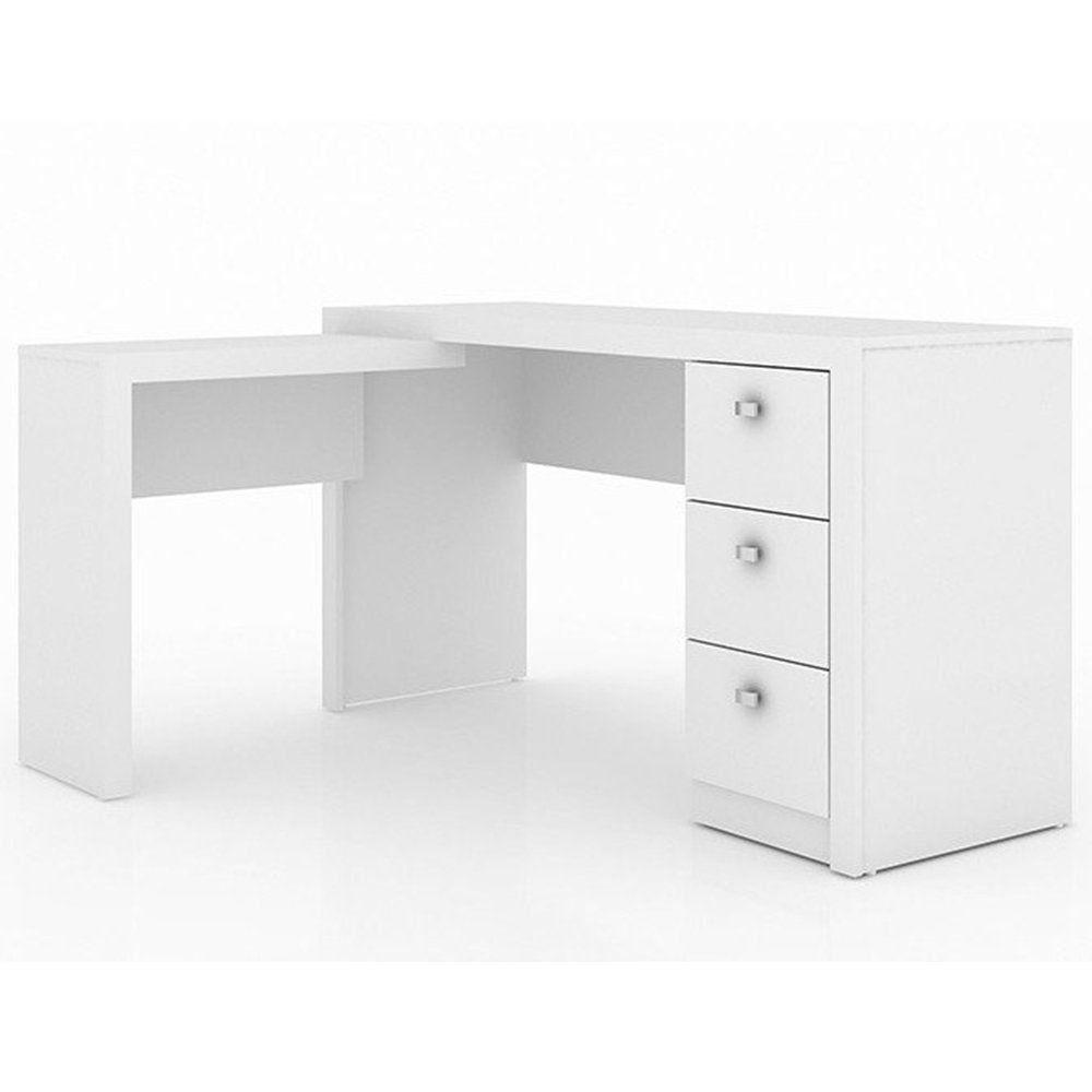 Conjunto Completo Escritório 06 Peças Branco Tecno Mobili - 9