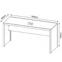 Conjunto Completo Escritório 10 Peças Nogal Tecno Mobili - 7