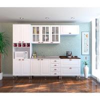 Cozinha Modulada 5 Peças Branco Cristal Branco - 1