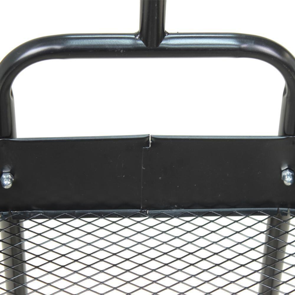 Arara De Roupas Multiuso Com Sapateira E Rodízios Em Ferro - Preto - 5