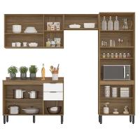 Cozinha Completa Modular 5pçs Composição 2 Amêndola Branco - 3