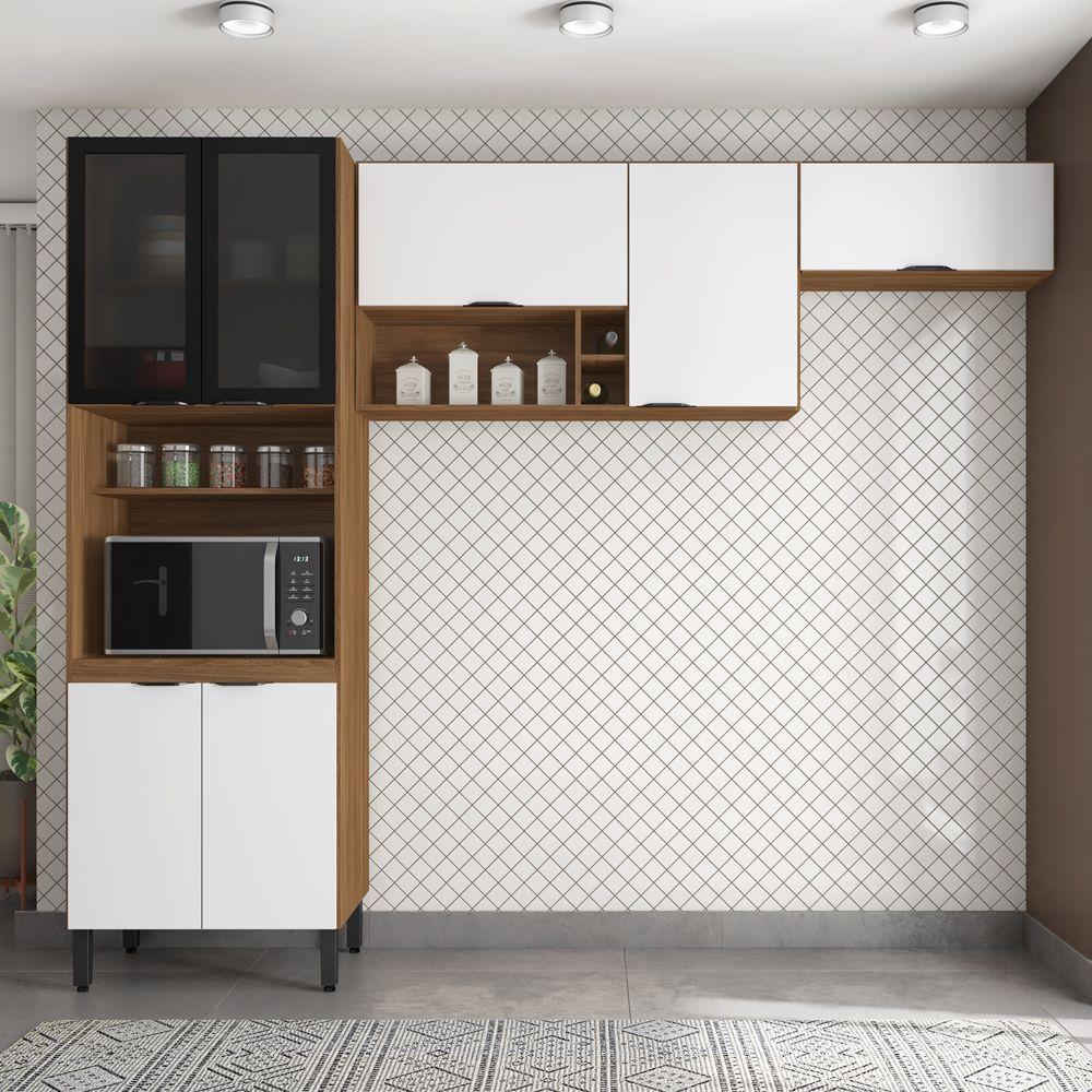 Cozinha Completa Modular 3 Peças Composição 7 Branco Fi0007 - 2