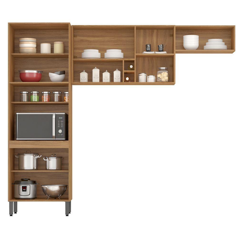 Cozinha Completa Modular 3 Peças Composição 7 Branco Fi0007 - 3