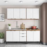 Cozinha Completa Modular 4 Peças Composição 8 Branco Fi0008 - 2