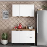 Cozinha Completa Modular 3 Peças Composição 10 Branco Fi0010 - 2
