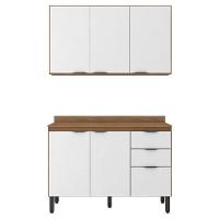 Cozinha Completa Modular 3 Peças Composição 10 Branco Fi0010 - 4
