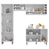 Cozinha Completa Modulada 5 Peças Cinza Fosco - 3