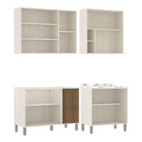 Cozinha 4 Pçs Com E Nicho Pátina Ff Com Avelã Ff - 7