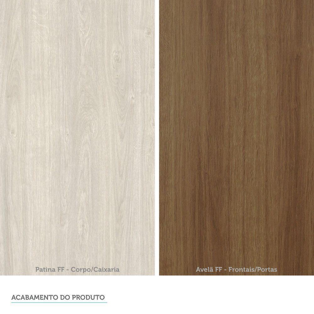 Cozinha 4 Pçs C/Nicho Armários E Balcões Pátina C/Avelã - 2