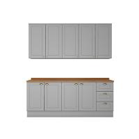 Cozinha Compacta Com Balcão Para Cooktop Amy Casa 812 Cinza - 2