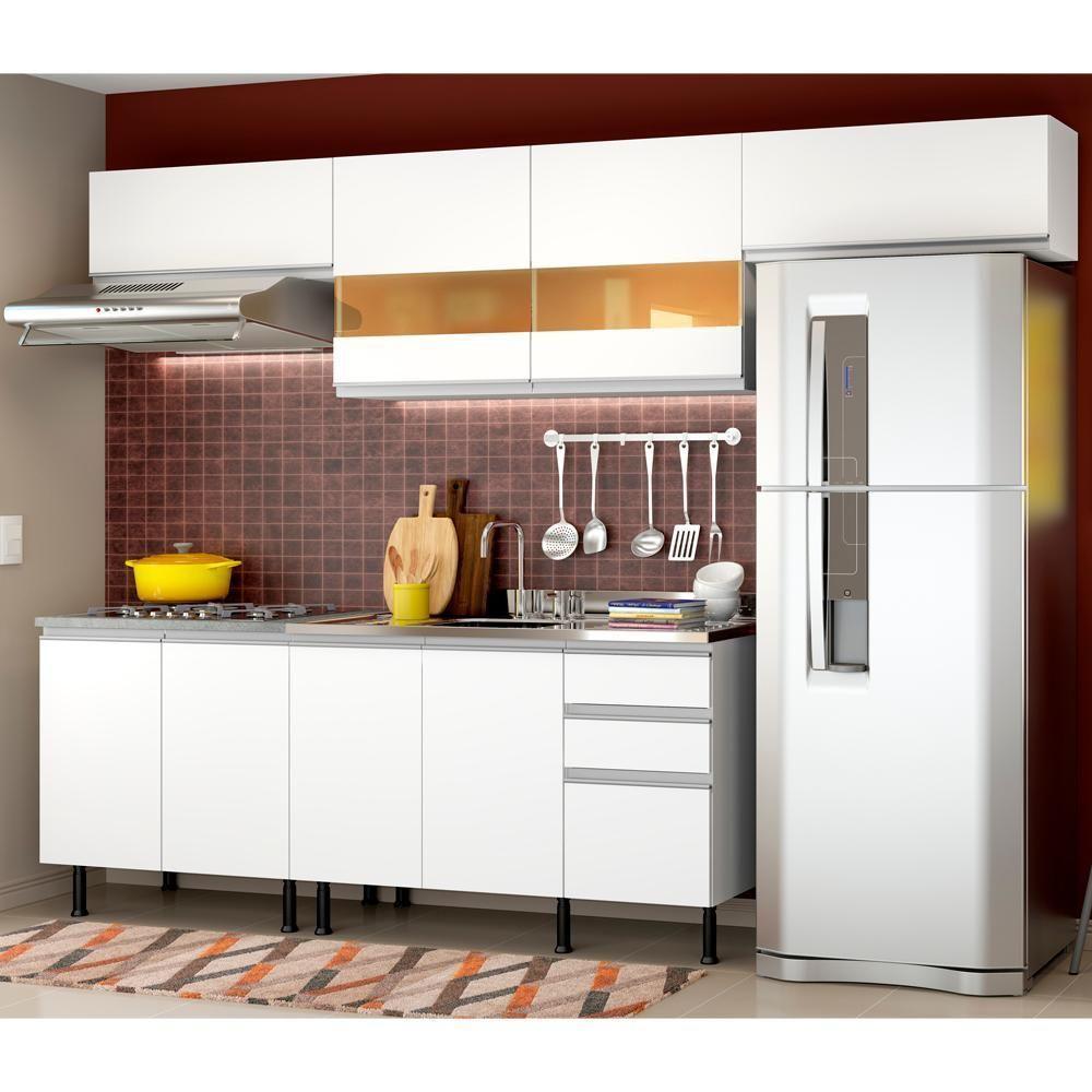 Cozinha Completa Mariana com Armário e Balcão Madesa - 1