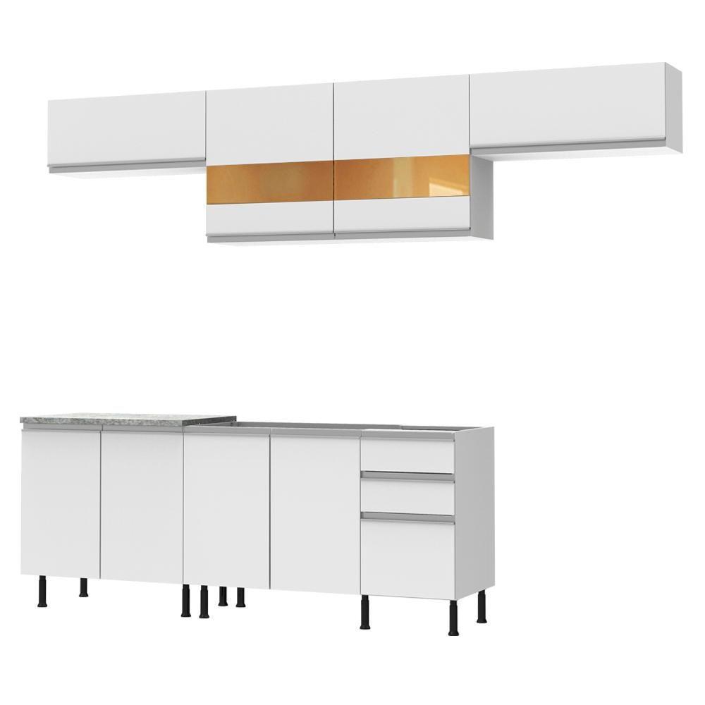 Cozinha Completa Mariana com Armário e Balcão Madesa - 2