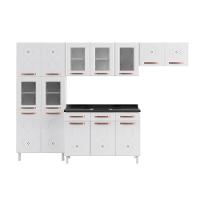 Cozinha Aço Completa Telasul Mirage New Bco C/ Balcão P/ Pia - 7