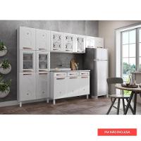 Cozinha Aço Completa Telasul Mirage New Bco C/ Balcão P/ Pia - 8