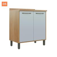 Cozinha Completa 6 Peças áustria Valdemóveis Cinamomo/off White - 8