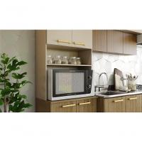 Armario De Cozinha Completo 9 Portas 2 Gavetas Urbane Freijo Vanilla Cp-ripado Freijo - 5