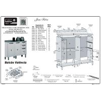 Cozinha Compacta Valencia Com Vidro 2 Peças 6 Portas 2 Gavetas Salleto Moveis Branco - 2