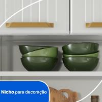 Armário De Cozinha De Aço Kit Triplo Telasul Diamante Smart Branco - 2