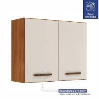 Cozinha Completa 7 Portas 3 Gavetas Atenas Kaiki Móveis Nature/off White - 3