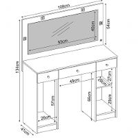 Penteadeira Camarim Com Led Carisma Branco Demóbile Branco - 5