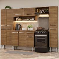 Cozinha Completa Emilly Rustic com Armário e Balcão Madesa - 1