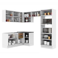 Cozinha Completa Acordes Glamy Rustic 100% MDF Canto Madesa - 7
